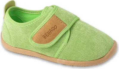 Produktbild von Hausschuhe Befado SOFTER 902X045 902Y045 Barfuß grün Flexi Klettverschluss