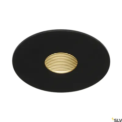 Produktbild von SLV 114480 H-LIGHT ROUND HOLE mattschwarz 12W 20° 2700K inkl. Treiber Clipfeder