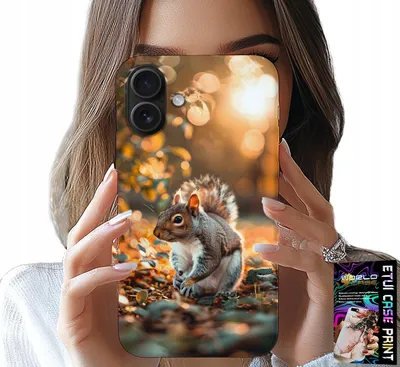 Image de Étui Pour Iphone 16 - Écureuil Mignon, Étui Avec Votre Propre Design