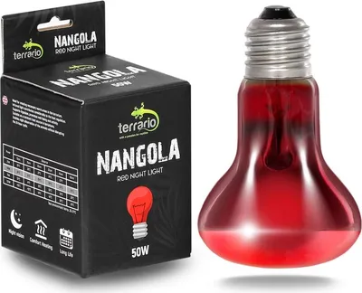 Zdjęcie produktu dla Terrario Nangola Red Night Light - żarówka podczerwona 50W Terrario