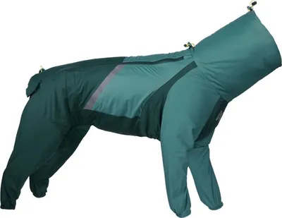 Produktbild von Non-stop dogwear Regen-Overall Fjord Overall Raincoat teal, Größe: 80 cm