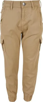 Immagine prodotto di Urban Classics Ragazze Pantaloni Cargo a vita alta unionbeige - 110/116