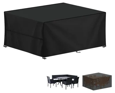 Zdjęcie produktu dla Solidchoice - Wodoodporny pokrowiec na meble ogrodowe, materiał Oxford 420D, wymiary 180x120x75 cm