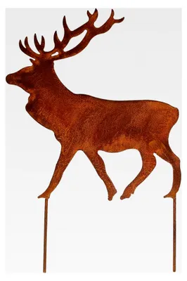 Produktbild von Rost Gartenstecker Hirsch 54 cm