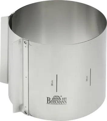 Immagine prodotto di RBV Birkmann Anello per torte - extra alto - Easy Baking - Anello per torte - Rotondo - Superficie piana - Acciaio inox - Acciaio inox - 150 mm (429413)