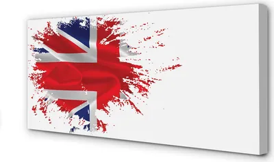 Produktbild von Leinwandbild 120x60 Wandkunst Die Flagge von Großbritannien