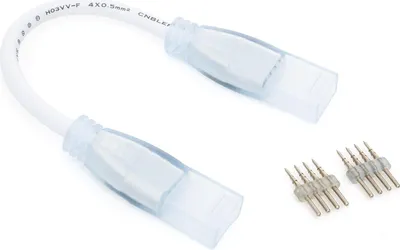 Produktbild von Verbindungsstück mit Kabel für RGB LED-Streifen 220V AC SMD IP65 RGB