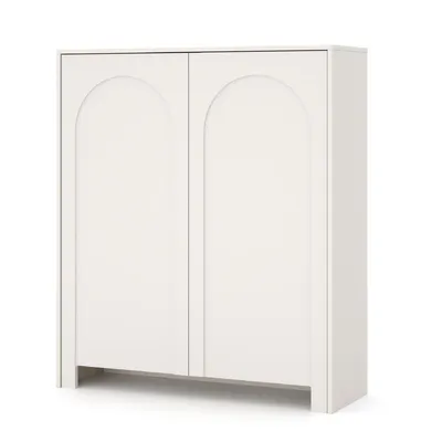 Produktbild von Highboard Vento Kaschmir 2-Türig , Breite: 103,5cm / Höhe: 119cm / Tiefe:35cm