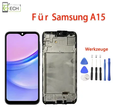 Produktbild von OLED Display für Samsung Galaxy A15 SM-A155F LCD + Rahmen Touchscreen