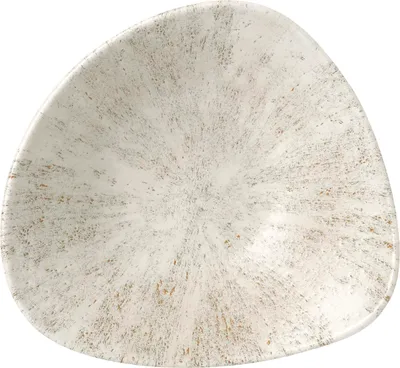 Produktbild von CHURCHILL Stone Agate grey Teller tief, triangle, ø: 235 mm