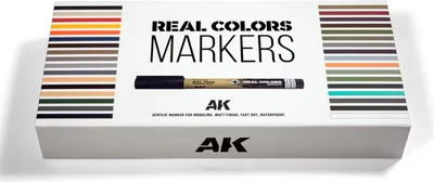 Produktbild von AK Interactive RCM150 - Special Box Real Colors Markers - 34 Units - Neu