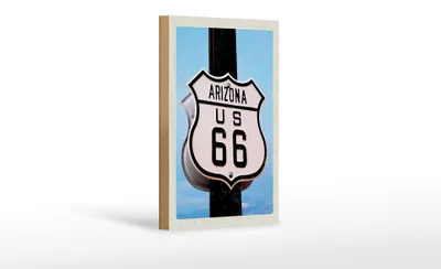Produktbild von Holzschild Reise 12x18 cm Amerika USA Arizona Straße Route 66