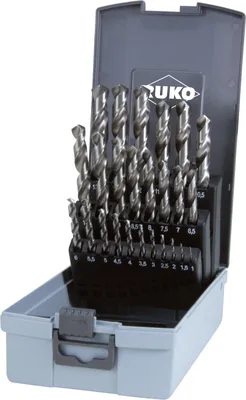 Obrázek produktu pro RUKO 214215RO HSS-G Metal twist drill bit set 25-piece DIN 338 Cylinder shank 1 Set