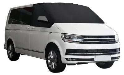 Productafbeelding van Windschermbeschermer voor VW T5 (2003-2015), 600D Oxford, zonbescherming, bescherming tegen vorst en sneeuw