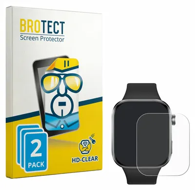 Produktbild von 2x Für Xiaomi Redmi Watch 6 Schutzfolie BROTECT Displayschutz Display Schutz Folie Klar Transparent
