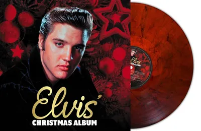 Produktbild von Elvis Presley: Elvis Christmas Album (180g) (Limited Edition) (Red Marble Vinyl)