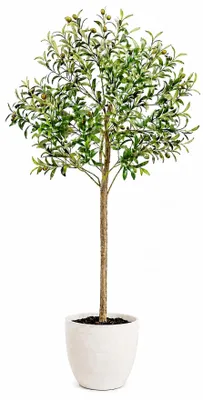 Immagine prodotto di Pianta artificiale di ulivo, altezza 150 cm - Decorativa, con vaso