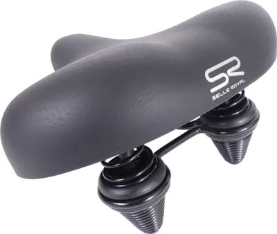 Produktbild von Gazelle Selle Royal Gipsy Fahrradsattel 25 x 24 cm Schwarz