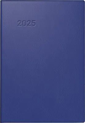 Produktbild von Taschenkalender 723 7,6x11,2cm 1 Woche/2 Seiten Kunststoff dunkelblau 2025
