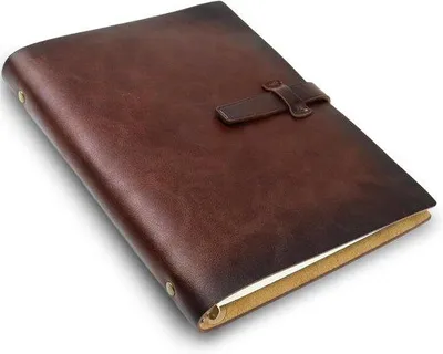 Produktbild von A5 Notizbuch aus Leder – Wiederverwendbares A5-Notizbuch aus Leder – Handgefertigtes Leder mit 6-Ring-Metallbindung – Braunes Tagebuch für Schriftsteller und Geschäftsleute