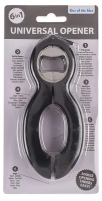 Obrázek produktu pro Univerzální otvírák 6 v 1 na plechovky, lahve atd.