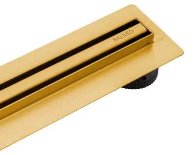 Obrázok produktu pre BALNEO sprchový žľab Slim & Low ProLine v zlatej farbe 100 cm v zlatej farbe