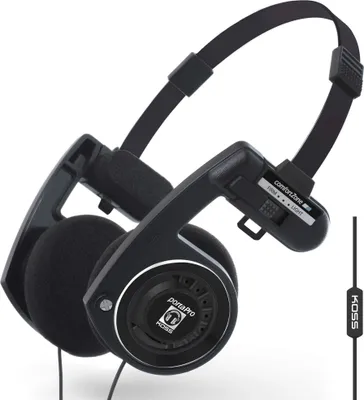 Image de Casque KOSS PortaPro 3.0 avec télécommande pour micro supra-auriculaire Dark Master