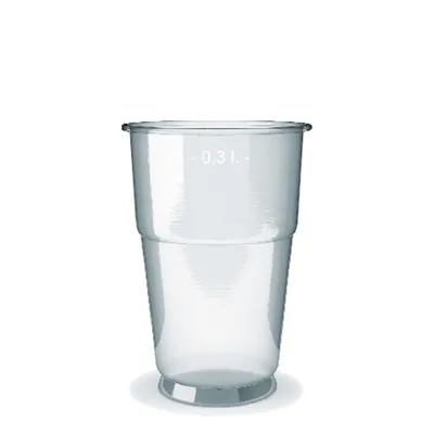 Produktbild von 50x Trinkbecher Smoothiesbecher Dessertbecher 300 ml, O 78mm, PET, glasklar