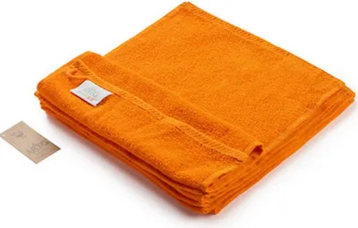 Produktbild von A&R 002.50 | Kleines Gästehandtuch / 30 x 30 cm - Farbe: Bright Orange - Größe: 30 x 30 cm