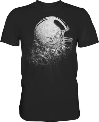 Produktbild von American Football Helm T-Shirt – Black / M