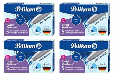 Zdjęcie produktu dla Kartridże do pióra kulkowego pelikan wymienne wkłady 4X5 szt