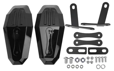 Obrázek produktu pro 2 ks ochranné rukavice na motocykl, univerzální polykarbonátové příslušenství pro motocykly, černé
