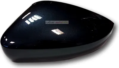 Produktbild von Spiegelkappe Abdeckung Gehäuse lackiert links Für VW POLO 6R 2009 - VW UP! schwarz LC9X
