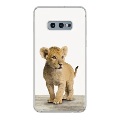 Produktbild von MuchoWow® Handyhülle Schutzhülle Hülle für Samsung Galaxy S10e Löwe - Junge - Kinder - Jungen - Tiere - Mädchen Silikon Softcase Handy Hülle - Handy