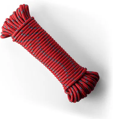 Productafbeelding van Gevlochten polypropyleen touw, 6 mm diameter, 20 meter lang, geschikt voor buitengebruik
