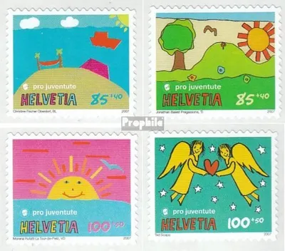 Produktbild von Briefmarken Schweiz 2007 Mi 2031-2034 (kompl.Ausg.) postfrisch Ferienspaß, Weihnachten