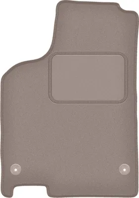 Produktbild von Fahrerfußmatte Velours beige passend für Volkswagen Lupo 3L (1997-2005, Schrägheck) – mit Befestigungen – passgenau