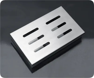 Produktbild von PRECORN Räucherbox aus rostfreiem Edelstahl für Gas- und Holzkohlegrill Smokerbox Smoker Grillzubehör