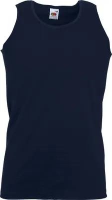 Image de Fruit Of The Loom Débardeur Athletic pour Homme BC341 (2XL) (Bleu marine foncé)