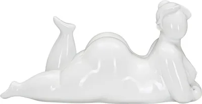 Produktbild von Mauro Ferretti Frau Yoga Relax socha 32x12,5x16 cm bílá