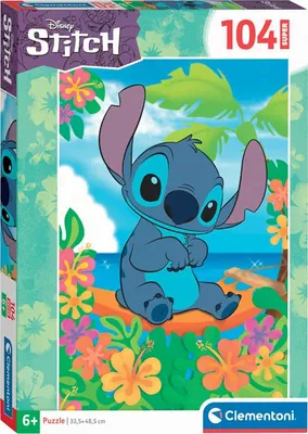 Image de Clementoni Legpuzzel Super Color Disney Stitch II, 104e.