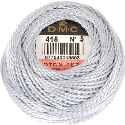 Produktbild von DMC Perlgarn Knäuel Stärke 5, 10 g, 116A/5-415