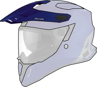 Immagine prodotto di Frontino Casco Airoh Commander Blu Opaco