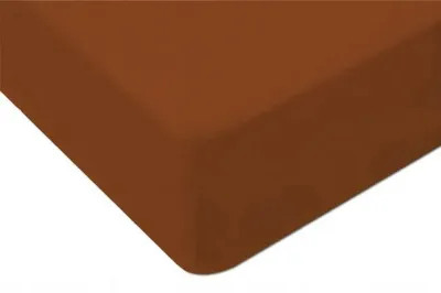 Produktbild von Darymex Jersey Spannbettlaken Braun 180x200cm