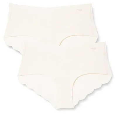 Productafbeelding van Sloggi dames slip Zero Microfibre 2.0, korte model, gemaakt van gerecycled microvezel, 2-pack
