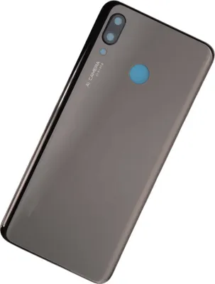 Produktbild von Für Huawei Nova 3 Mit Kameralinse Akkudeckel Gehäuse Backcover Kleber in Schwarz