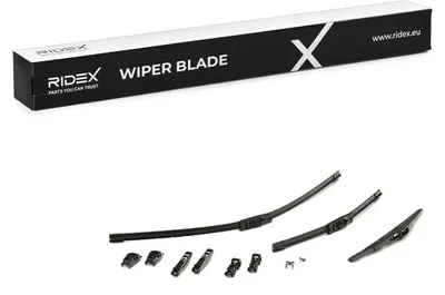 Produktbild von RIDEX Scheibenwischer Vorne Heckwischer Hinten 650mm/380mm für OPEL Corsa D Schrägheck (S07)