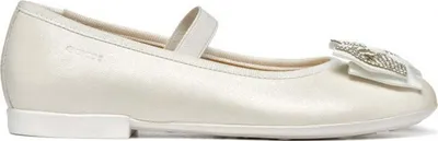 Produktbild von Geox Mädchen Ballerinas J8455D 00044 C1000 Farbe: Weiß Größe: 29