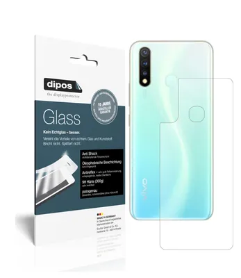 Produktbild von 2x Schutzfolie für Vivo Z5i Rückseite matt - Anti-Shock 9H Folie dipos Glass Kunststoffglas