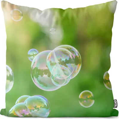 Produktbild von VOID Garten Seifenblase Natur Kissenbezug Kissenhülle Polyester Dekoration Outdoor Dekokissen